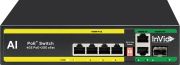 4 Port PoE Switch with 1 Up-link Ports. Full Gigabit