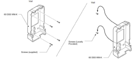 Wall Mount Adapter for DSS Console