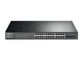 JetStream 28-Port Gigabit L2+ Managed Switch with 24-Port PoE+