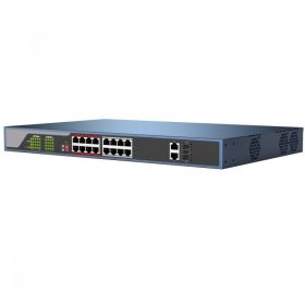 16 Port Extended PoE Switch